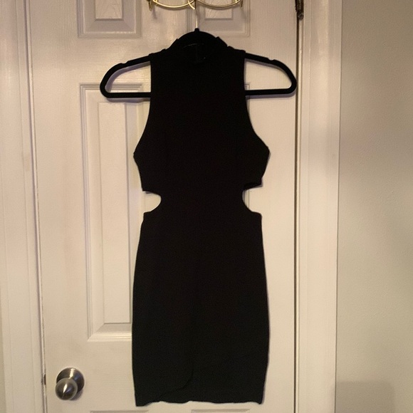 Forever 21 Black Mock Neck Dress Size S - Picture 1 of 5